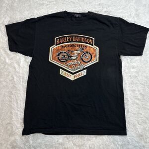 Harley Davidson Motorcycles Sarana Bali Indonesia Mens T-Shirt Large Black